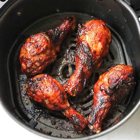 Air Fryer BBQ Chicken Drumsticks | Cook At Home Mom