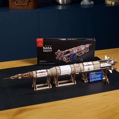 UGEARS NASA Saturn V Model Rocket Kit - Space Ship India | Ubuy