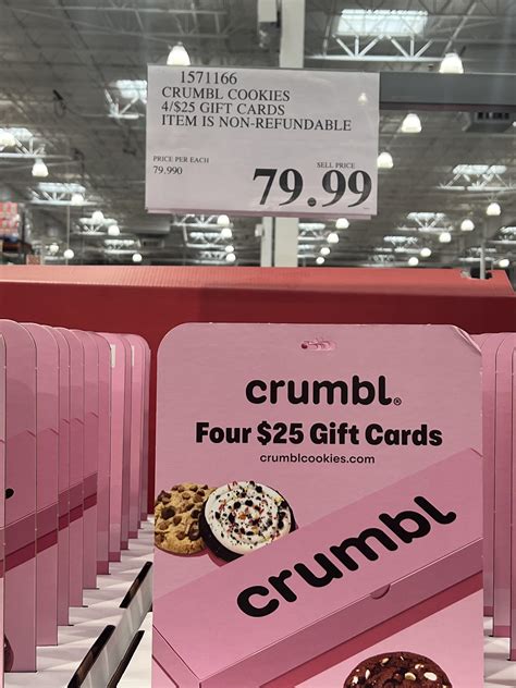 Crumble discounted cards : r/CrumblCookies