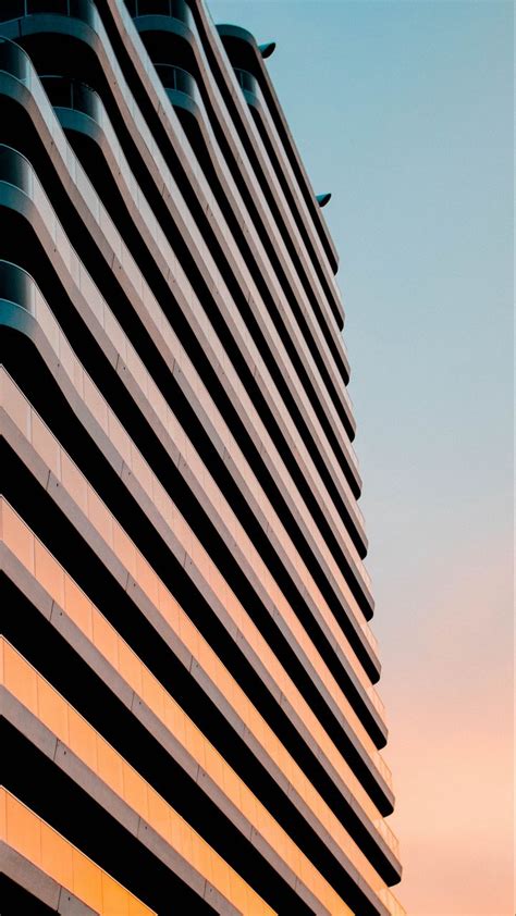 Download wallpaper 720x1280 building, facade, architecture, lines ...