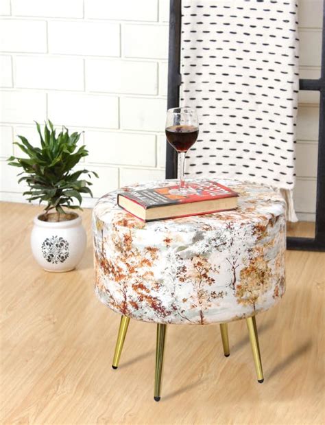 ShadowKart Ottoman Pouffe Sitting Mudda Puffy Stool for Living Room ...