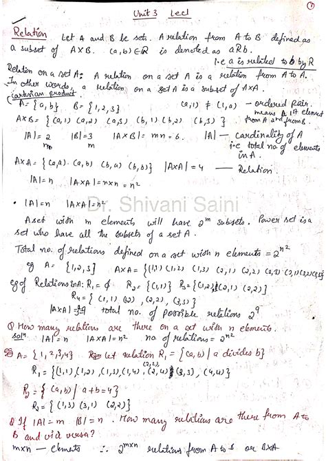 MTH401 Unit3 1 - Discrete Mathematics - Studocu