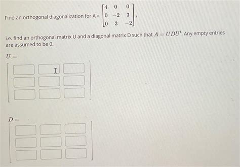 Image result for Orthogonal Diagonalization