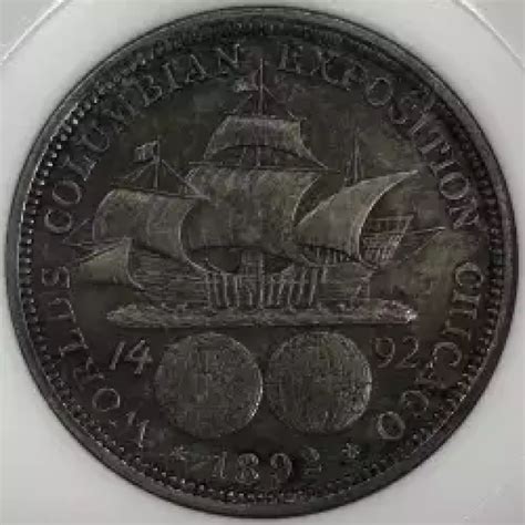1892 World's Columbian Exposition Commemorative Half Dollar NGC MS-63 ...
