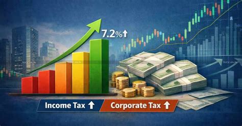Direct Tax Collections Rise 7.2% to ₹22.8 Lakh Crore in FY26 So Far