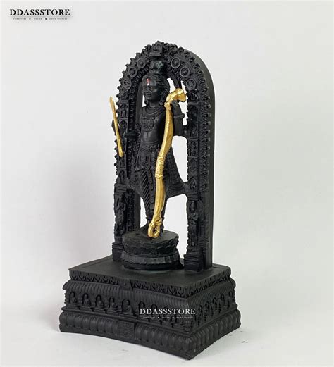 Shri Ram Lalla Idol Miniature Sculpture Height 7 Inch, Shri Ram Murti ...