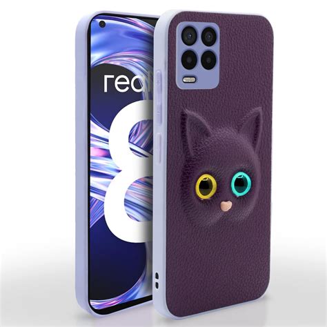 Pikkme Realme 8 4G / Realme 8 Pro Back Cover for Girls | Cute Cat ...
