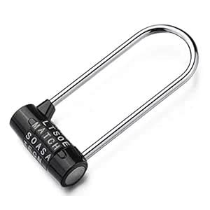 U-Shaped Lock, Long Beam Lock, Fitness Locker, 5-Letter Combination ...