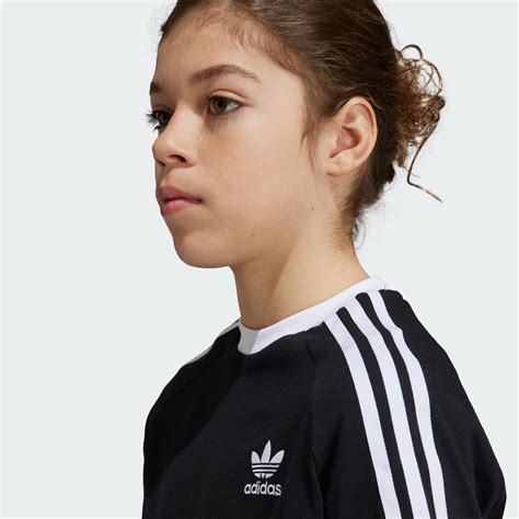 adidas Adicolor 3-Stripes Tee Kids - Black | Free Shipping with adiClub