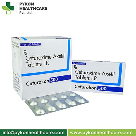 Cefurokon-500 Tablets Pykon Healthcare Pvt. Ltd.