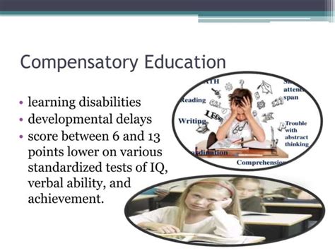 Image result for Compensatory Education Programs