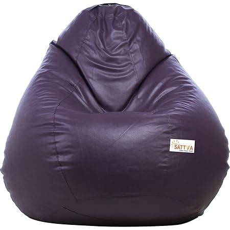 Sattva Classic Bean Bag Cover (Without Beans) for Living Room XL Size ...
