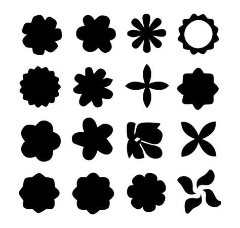 Flower shape Vectors - Download Free High-Quality Vectors from Freepik ...