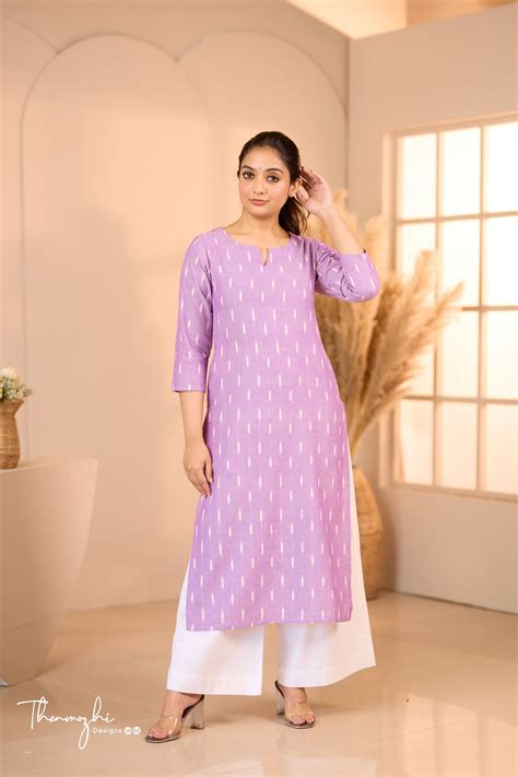 Purchase Ikkat Cotton Kurtas at Thenmozhi designs