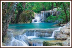 Natural Wall Sticker, Wall Painting, Washable Vinyl Sticker Poster ...