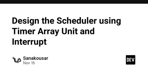 Image result for Timer Array Unit