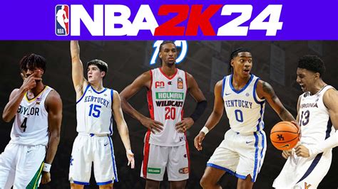 NBA 2K23 Realistic Draft Class 2024 (70+ Players)