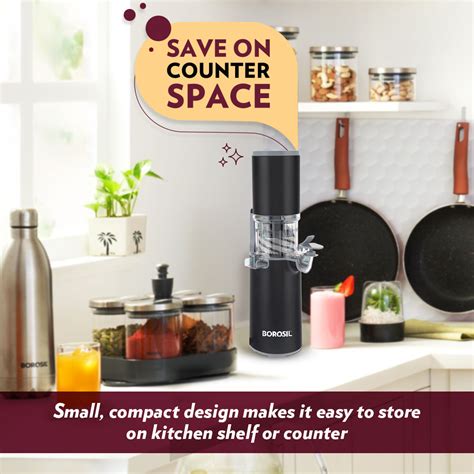 Buy Borosil Easy Juice Cold Press Slow Juicer @ Upto 23% Off