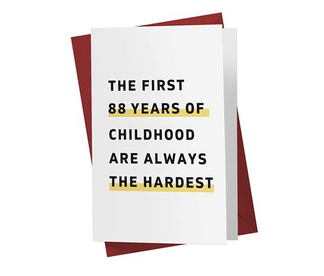 Buy Funny 88th Birthday Card – Hilarious 88 years old Anniversary Card ...