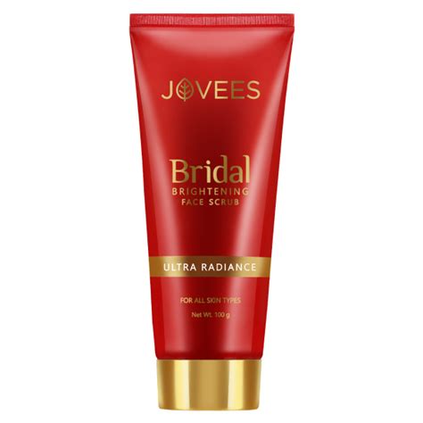 Jovees Bridal Brightening Face Scrub |Turmeric & Pearl Millet Flour 10 ...