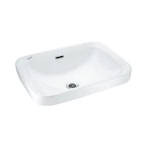 JAQUAR Florentine Series Counter Top WASH Basin (White) | 570x420x195mm ...