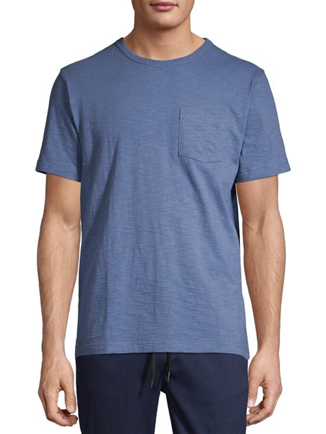 George Men's and Big Men's Cotton Crew Pocket T-Shirt, Up To Size 3XL ...