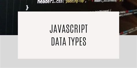 Image result for What Is Data Type Definition in JavaScript