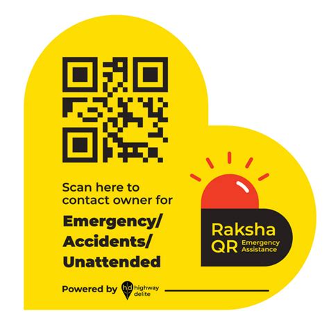 Raksha QR Sticker – Highway Delite