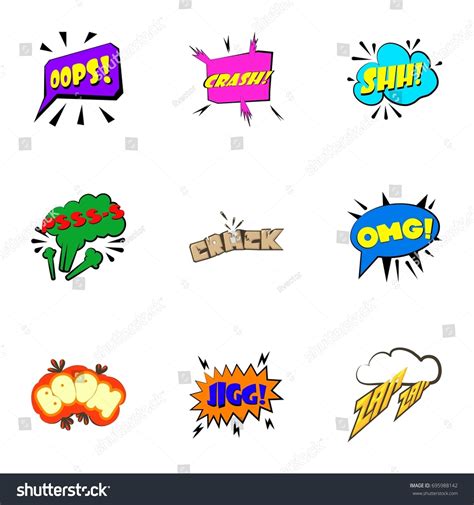 Most Commonly Used Acronyms Icons Set Stock Vector (Royalty Free) 695988142 | Shutterstock