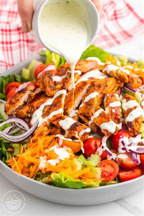 Santa Fe Chicken Salad - Chili's Copycat - Little Sunny Kitchen
