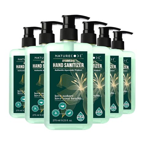 Nature Code Ayurvedic Hand Sanitizer - 275ml | Alcohol Based Hand ...
