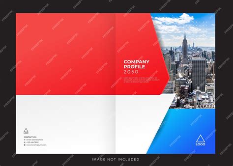 Corporate company profile cover | Premium Vector