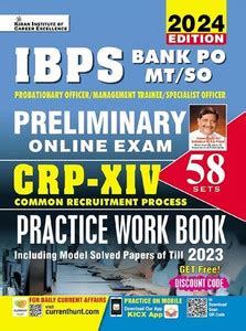 Ibps Bank Po Preliminary Exam Crp 16 Practice Work Book 2024 Edition ...