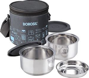 Flipkart.com | BOROSIL Carry Fresh 2 Containers Lunch Box