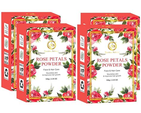 Buy Nuerma Science Rose Petal Powder Pure Natural for Lightening ...