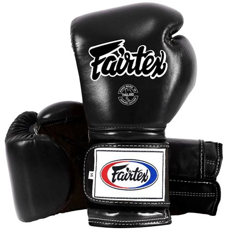 Fairtex Boxing Gloves, BGV9, Mexican Style, black, 12 Oz | Boxing Gloves