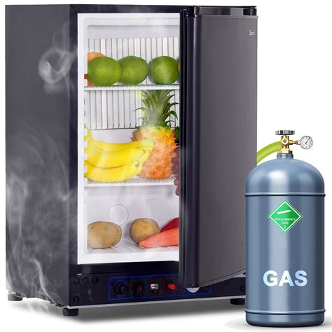 Buy SMETA RV Propane Refrigerator 3 Way 12v Compact Fridge without Freezer /12V/110V for Truck ...