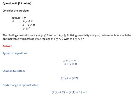 Image result for The Simplex Method and Sensitivity Analysis