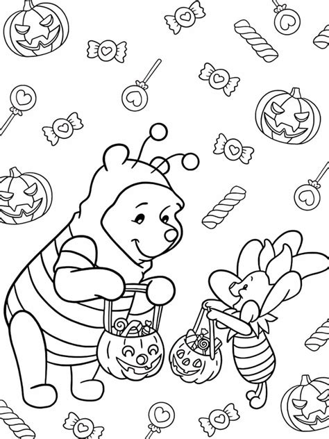 Collection of 30+ disney halloween coloring pages printable ...