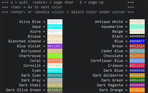 VIM学习笔记 网页开发-选择颜色(Select Color)