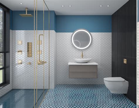 Industrial Design Bathroom Tile