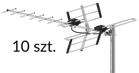 21 054# Antenna dvb t atd31s vhf/uhf mux8 directional passive 10 pack ...