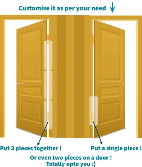 KidDough Baby Proofing Finger Pinch Door Guard for Kids - 3 Pcs - DCP