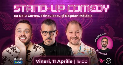 Stand-up comedy cu Cortea, Frînculescu, Mălăele și Birtaș , The Fool ...