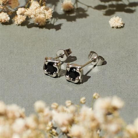 Royal Silver Studs | Salty – Salty Accessories