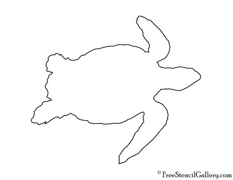 Printable Turtle Outline
