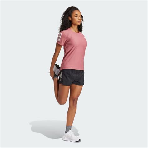 adidas Own The Run Tee - Red | Free Shipping with adiClub | adidas US