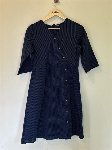 Jaipur Kurti Women’s Blue A-line Dress – REWAGO