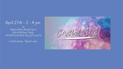 Learn the basics of Crystals with this beginners class, Balance Mind ...