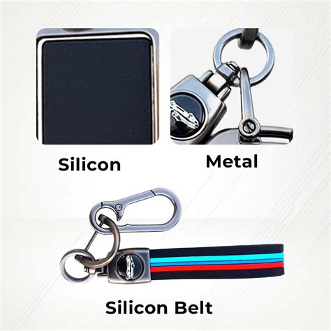 Metal Silicone Key Cover (Belt) For TATA Arai, Safari, Tiago, Zest, Bo ...